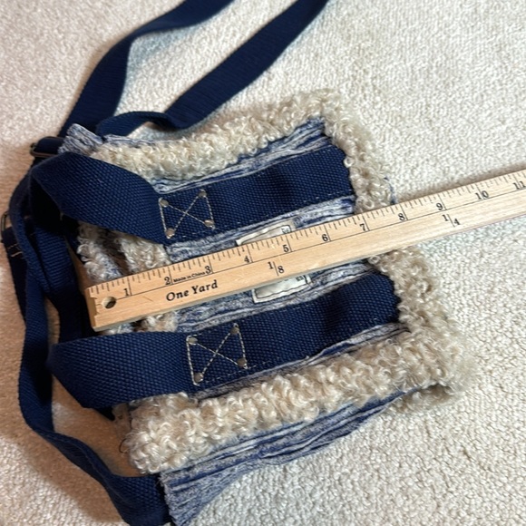 Urban Outfitters-BDG Serena Fleece Mini Tote Crossbody Purse Bag - Picture 5 of 8